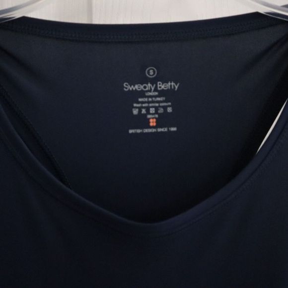 Sweaty Betty SB5478 Womens Sz S Navy Blue Explorer Ace Racerback Midi Dress - Picture 4 of 9